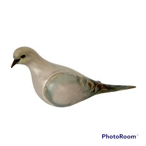 Vintage Hand Painted Dove Ceramic Art Pottery